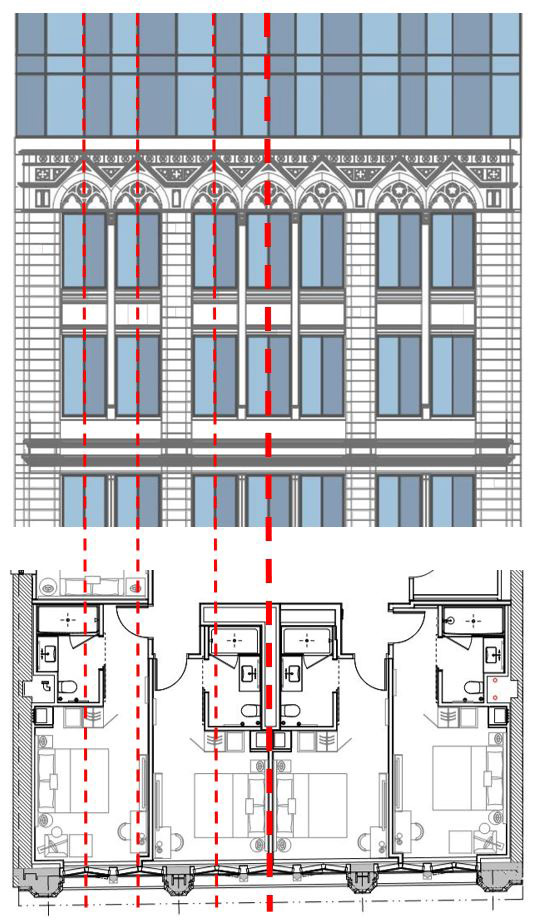 Hotel Julian Chicago IL HirschMPG Architecture and Planning_FLOOR PLAN DIAGRAM