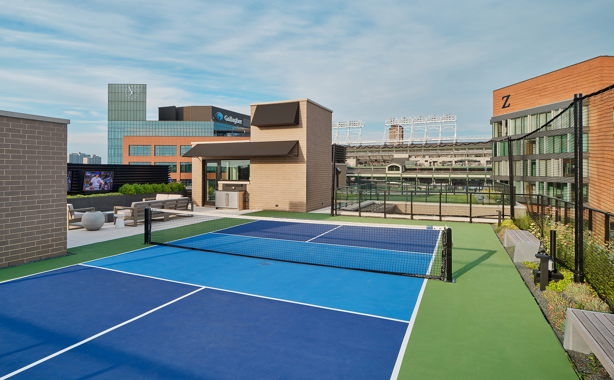 Pickleball Court Patterson Green Chicago IL HirschMPG Architecture and Planning