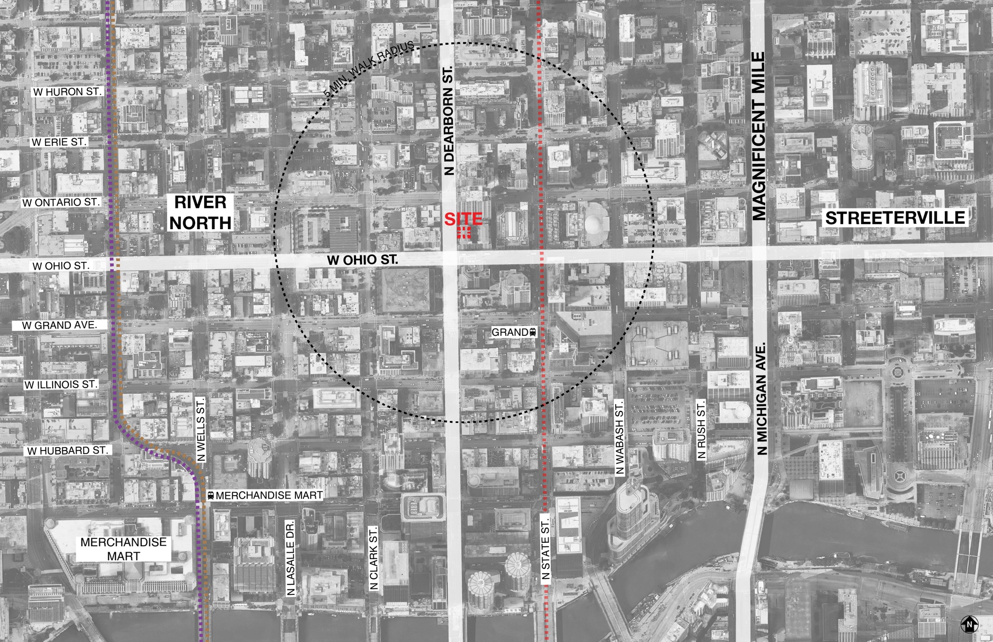 02_Five Iron Golf CONTEXT MAP_Chicago_Hirsch_MPG_Architecture