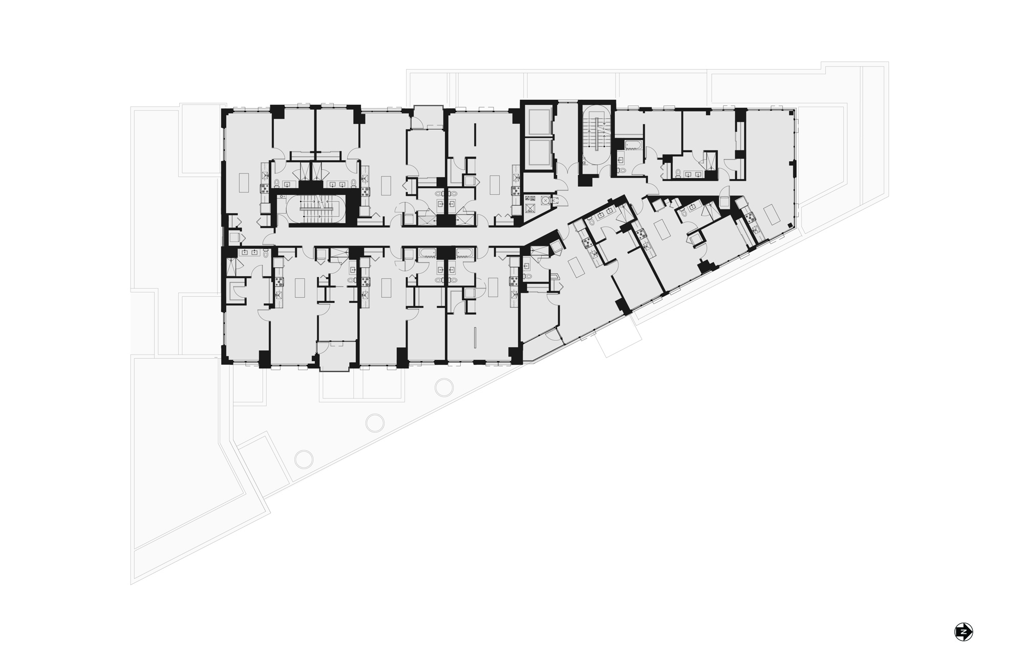 18_1571 MAPLE - 8TH FL PLAN_Chicago_Hirsch_MPG_Architecture