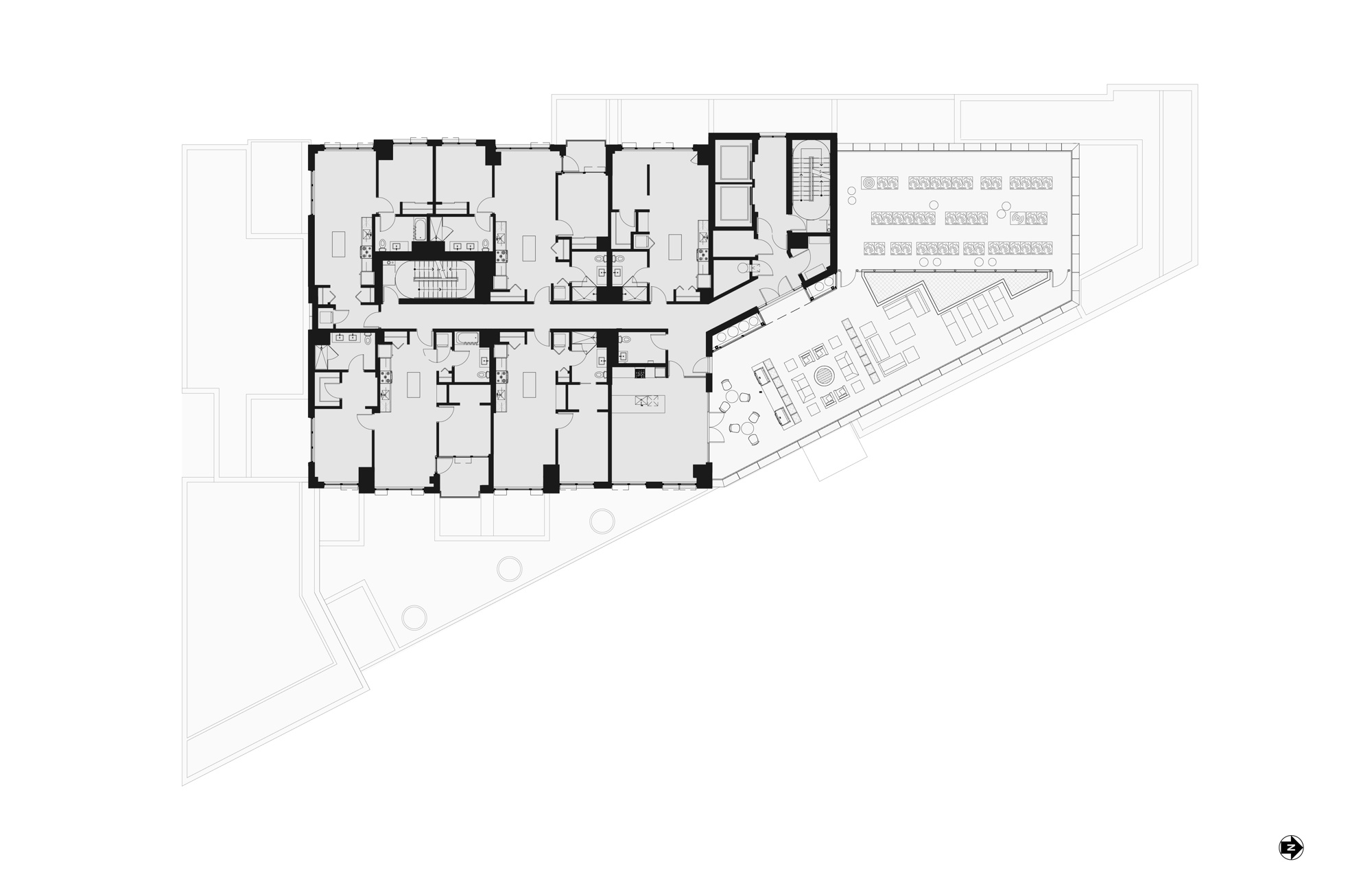 19_1571 MAPLE - 12TH FL PLAN_Chicago_Hirsch_MPG_Architecture